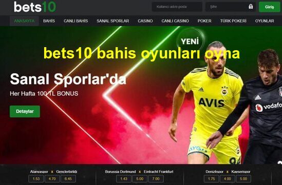 bets10 bahis oyunları oyna